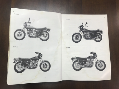 OEM KAWASAKI SHOP MANUAL 1973-1976 KZ900 Z1 | eBay