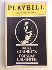 Playbill Noel Coward's Present Laughter July 1982! George C. Scott! Very Clean!
