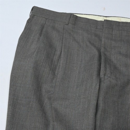 Vtg Botany 500 46L 40x30 Brown Glenn Check USA Made Wool Mens Jacket Pants Suit - Picture 9 of 12