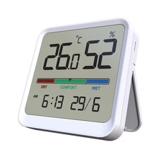 Digital Room Thermometer Hygrometer Magnetic Home Humidity Monitor Weather Gauge