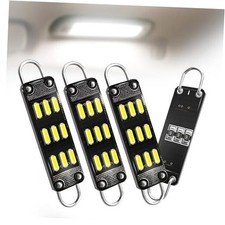 Prutomr 4-pack 561 Led Dome Light Bulb Auto Interior Rigid Loop Festoon Bulbs