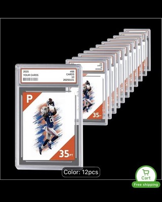 35 PT Graded PSA Card Protector - Hard Acryl Clear Case / Box Pokemon NBA GPK