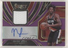 2019-20 Panini Select Rookie Jersey Purple Prizm 35/99 Nassir Little Auto 00et
