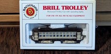 New Bachmann HO Brill Hershey Chocolate Motorized Trolley #9 W/Operating Lights