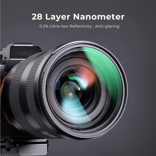 K&F Concept MC UV Protection Filter Lens Shockproof Tempered Glass 67/72/77/82mm - Picture 27 of 86