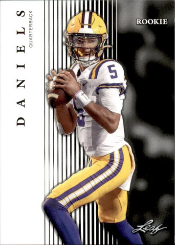 2024 Leaf ROOKIE JAYDEN DANIELS RC R-27 LSU / WASHINGTON COMMANDERS Mint - Bild 1 von 2