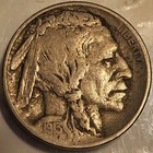 1913 5C Type 1 Buffalo Nickel! Raised Mound Nice Old Vintage Coin!
