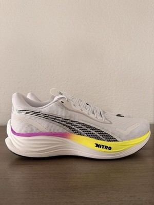 PUMA Velocity Nitro 3 Men s Running Low Top Mesh Lace-Up White/Magenta 377748-19