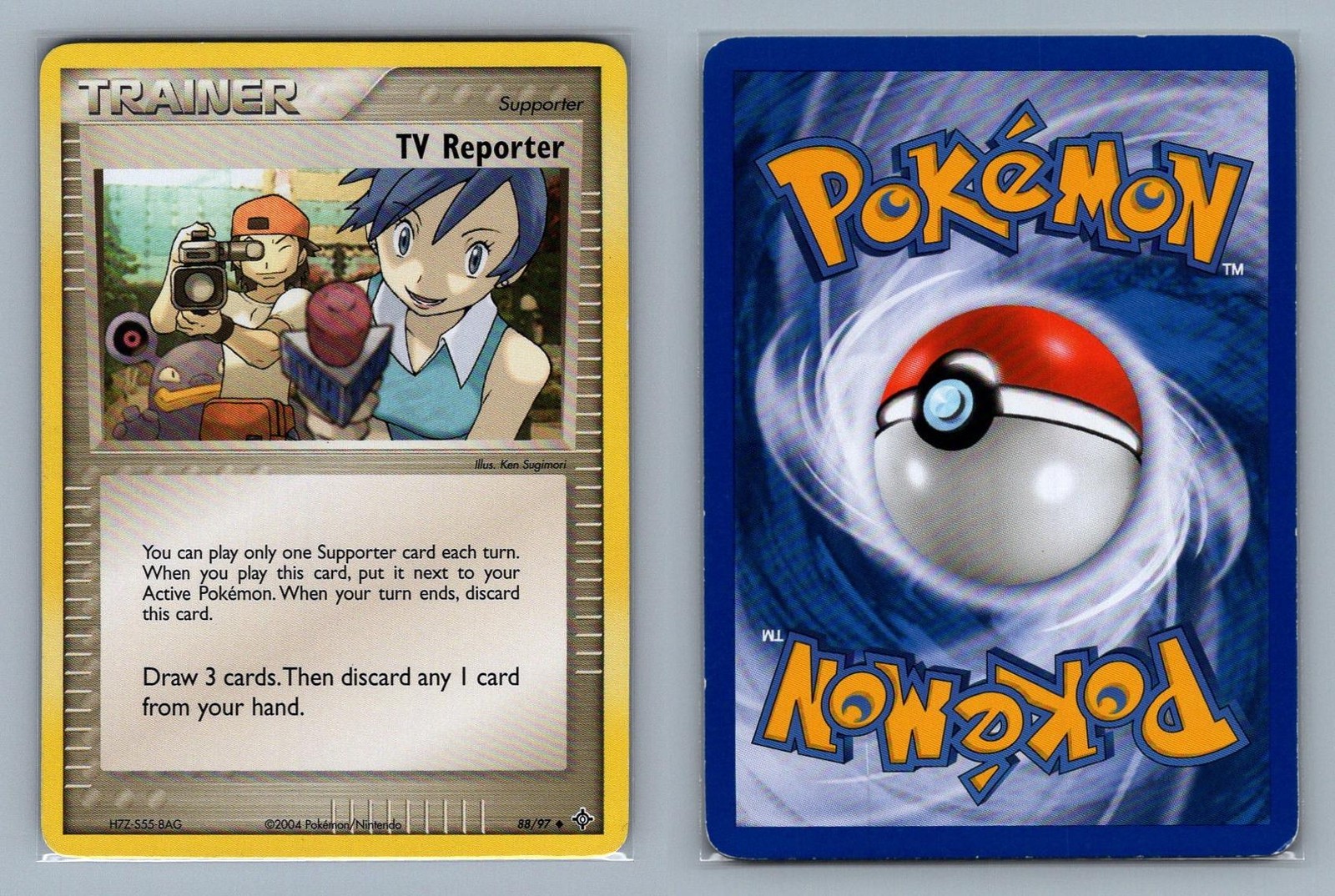 TV Reporter #88/97 Dragon Pokemon Card - LP