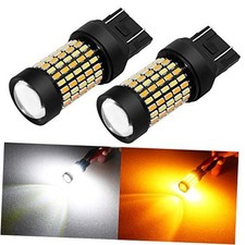 Super Bright White Amber Dual Color Switchback 7443 7443na 7444 7444na LED