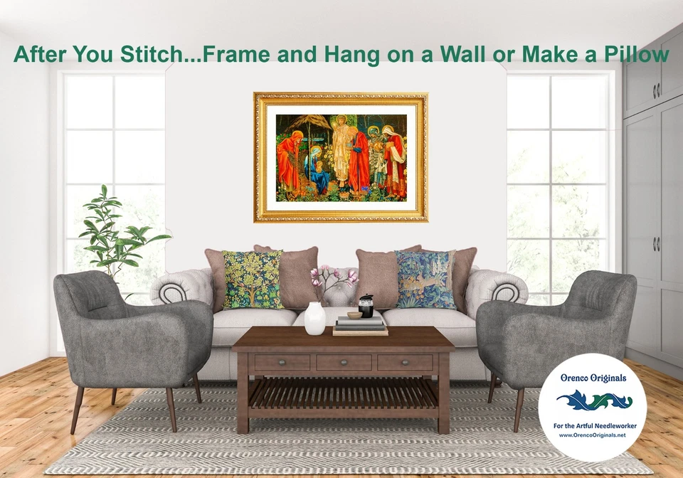 William  Morris Forest Rabbits from Tapestry Counted Cross Stitch Chart Pattern - Image 4 of 4