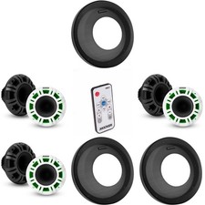 Kicker 3 48KMXL65 6.5" 4-Ohm RGB-LED KMXL Horn-Loaded Marine Coaxial Speake...