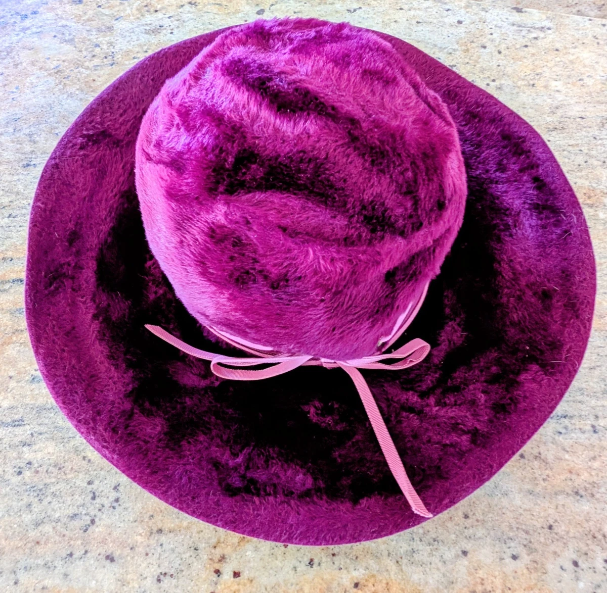 Wide Brim Purple Original Vintage Hats for Women for sale | eBay display picture 2