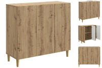 Sideboard Artisan-Eiche 89X34,5X80 Cm Holzwerkstoff