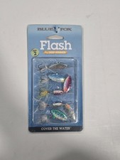 BLUE FOX FLASH PACK OF 5 SPINNERS 3/16 DEEP RUNNER SIZE 2