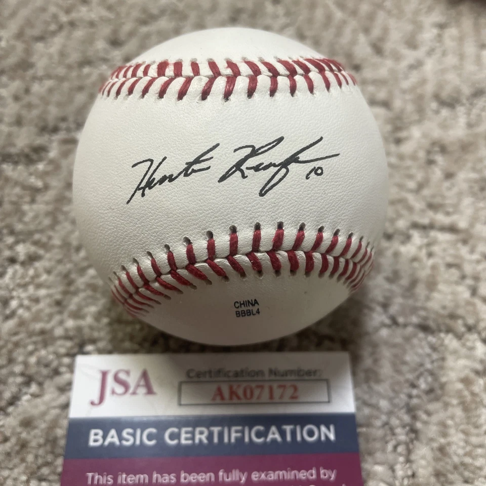 Hunter Renfroel Firmado Ligas Menores Béisbol JSA Autenticado Padres Cerveceros Foto 2 de 3