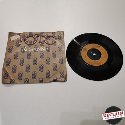 toto - rosanna 7'' vinyl record VG