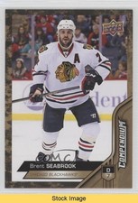 2016-17 Upper Deck Compendium Gold Brent Seabrook #649 READ 4i0