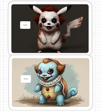Pennywise Pokemon Credit Debit ATM Card Skin Sticker Pokémon Pikachu Squirtle US