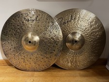 Paiste Signature Dark Energy Mark 1 Hi Hats 15" Cymbals Great Condition