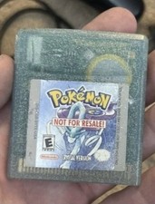 Pokemon Crystal Version Not For Resale Game Boy Color Cartridge Untested As-Is