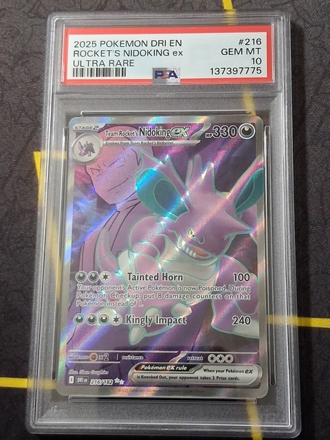Team Rocket's Nidoking ex #216 (Destined Rivals (2025))
