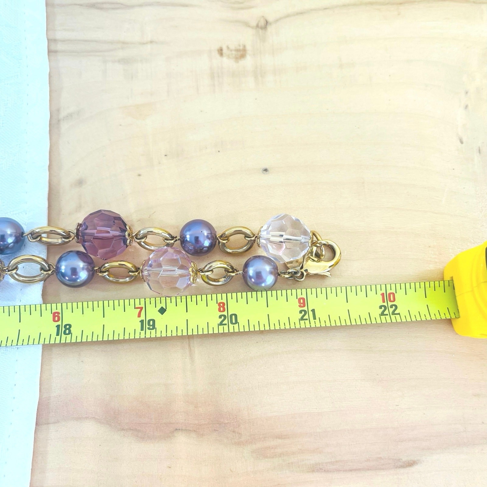 Necklace Bead Faux Pearl Vtg KJL Kenneth Jay Lane… - image 11