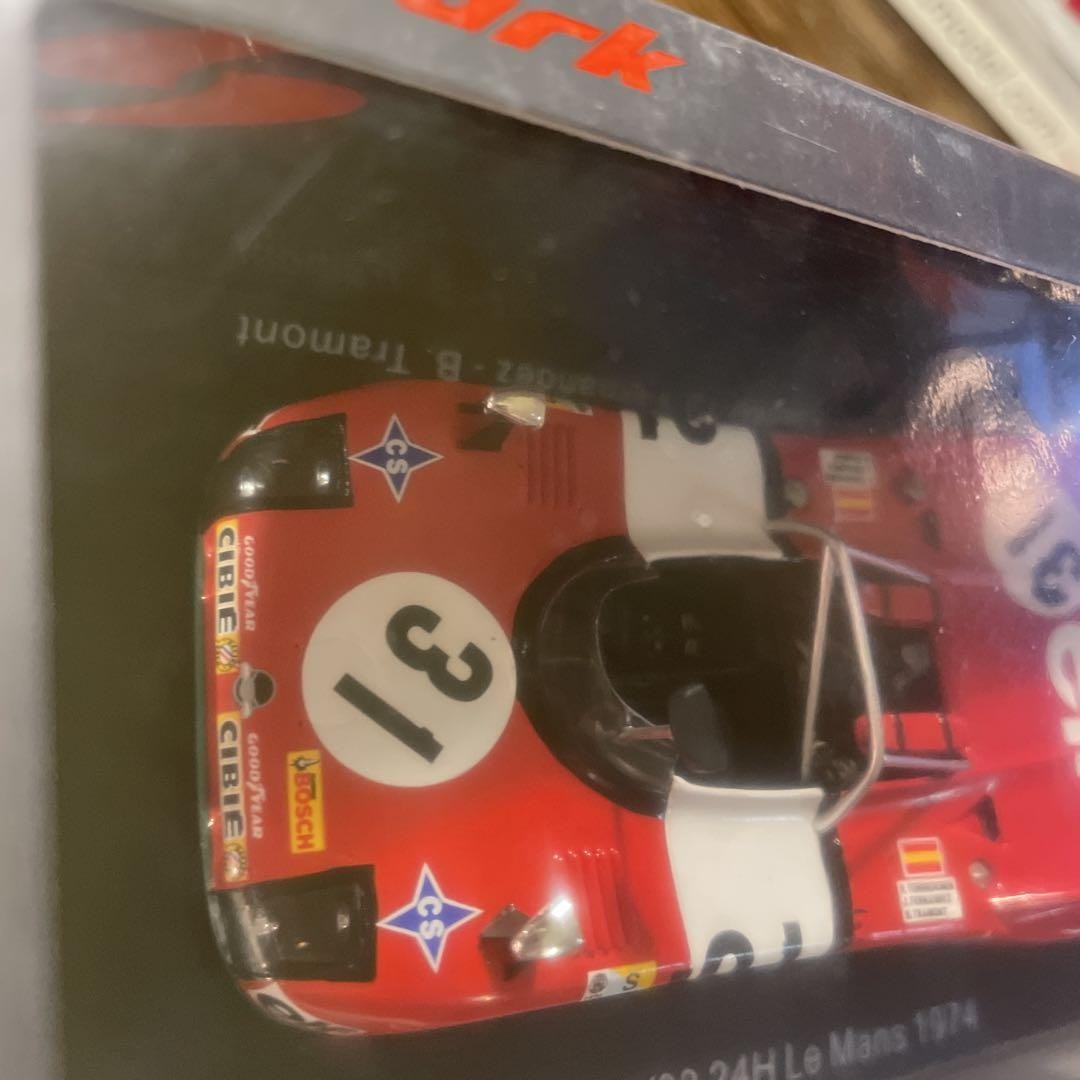 Spark 1/43 Porsche 908/03 24 Hours Le Mans 1974 Minicar | eBay