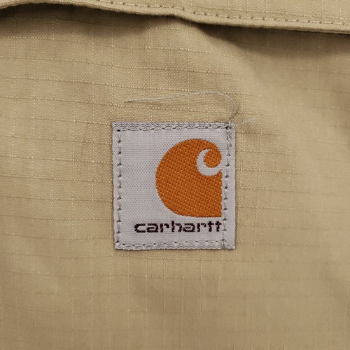 Carhartt Button Up Shirt Mens 5XL Beige Rugged Flex Short Sleeve Collared Canvas - Picture 5 of 14