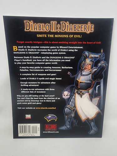 Diablo II: Diablerie (Dungeons and Dragons) J. D. Wiker d20, D&D Wizards of the - Imagen 2 de 3