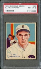 1934-36  Diamond Stars #90 Ray Hayworth PSA 8 NM-MT 01056360 