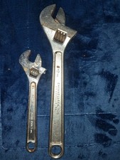 Adjustable Wrench Lot Of 2 USA Made Klein Crescent