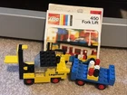 Lego Vintage 1973 Forklift No 450 Complete Set and Manual - No Box