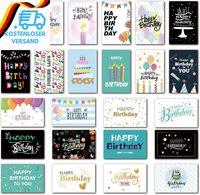 Geburtstagskarten Set Mit Umschlag, Happy Birthday Karten Set Mit UmschläGen Und