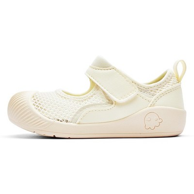 Balabala Baby Toddler Walking Shoes Boys Girls Slip On 7 Toddler, Beige
