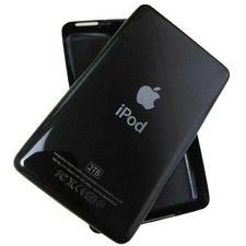 NEW THICK Black Customizing Metal Back Case Housing Cover for ipod Classic Video