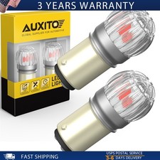 AUXITO LED Brake Stop Tail Light Bulbs Lamps Pure Red 1157 P21/5W 7507 2/4x T