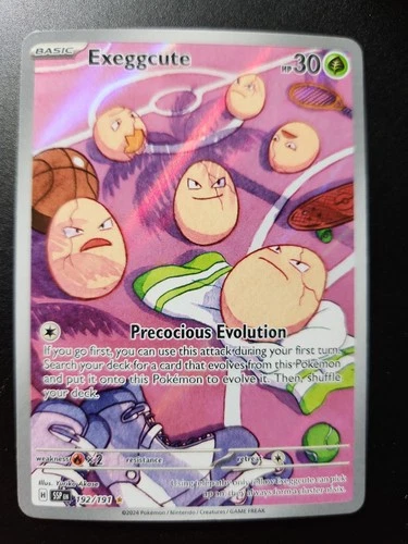 2024 SV08: Surging Sparks Exeggcute - 192/191 Illustration Rare #192/191