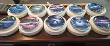 Set Of 12  Danbury Mint Underwater Paradise/Limited Edition.
