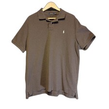 Polo Ralph Lauren Classic Fit Polo Shirt Mens XL Charcoal Gray Short Sleeve Pony