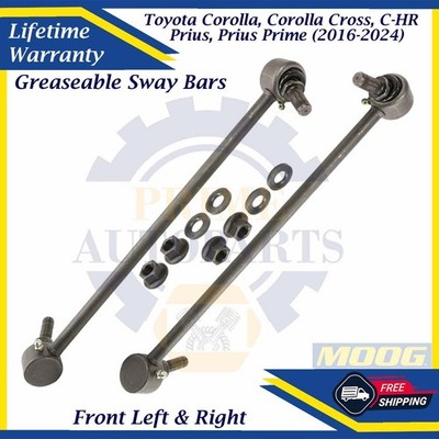 MOOG Front Sway Bar Links For 2016-2024 Toyota Lifetime Warranty