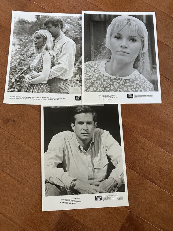 Pretty Poison - Press Kit Photos -  Anthony Perkins, Tuesday Weld 1985