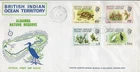 1971 BRITISH INDIAN OCEAN TERRITORY BIRDS WILDLIFE ON SUPERB FDC