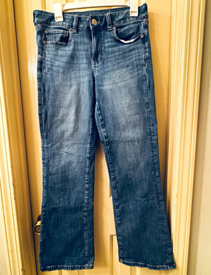 American Eagle Outfitters Stretch Medium Wash Favorite Boyfriend Jeans Blue 8