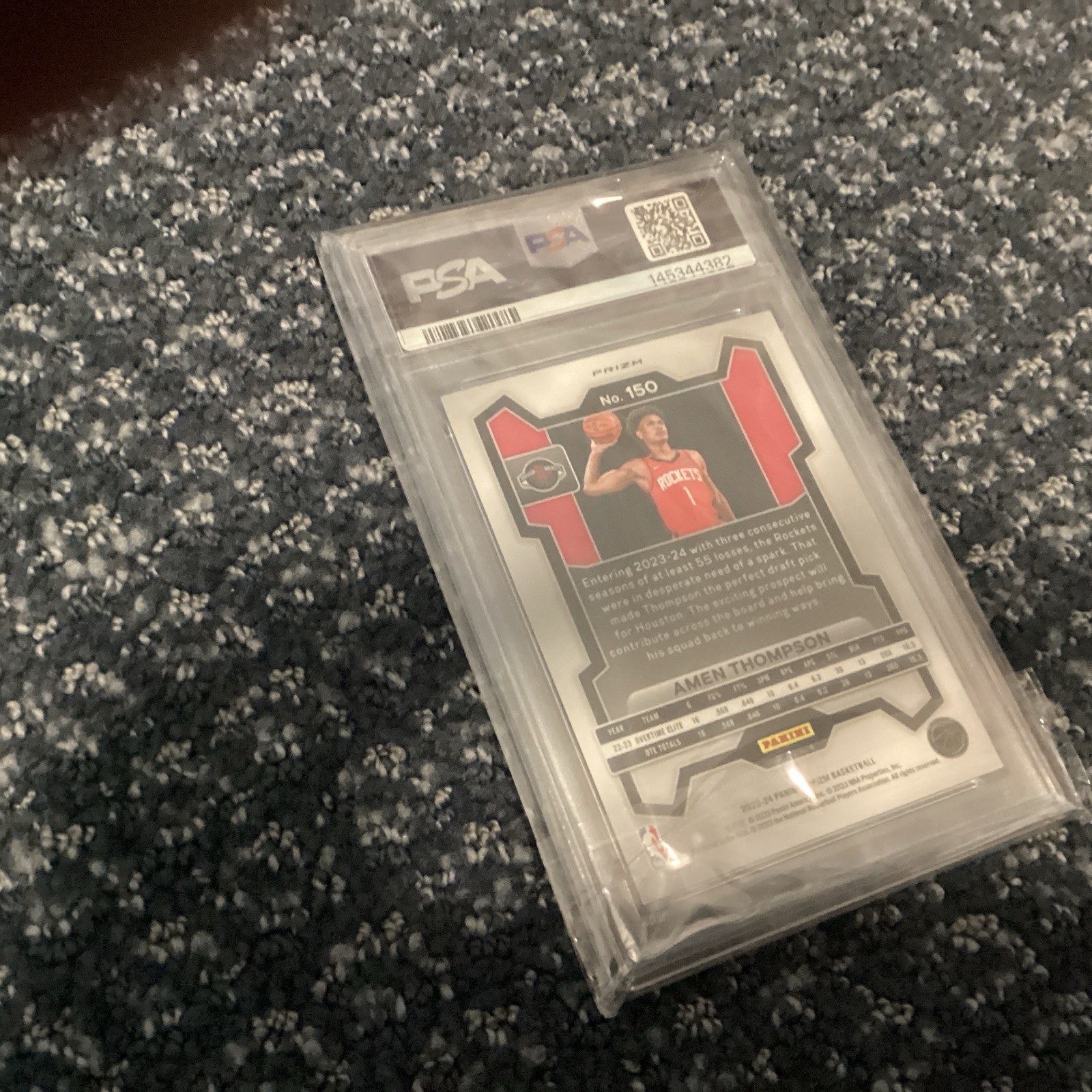 Psa10 Prizm Rc Pink Ice Thompson Twins Ausaur And Amen #150 And #128 view 6