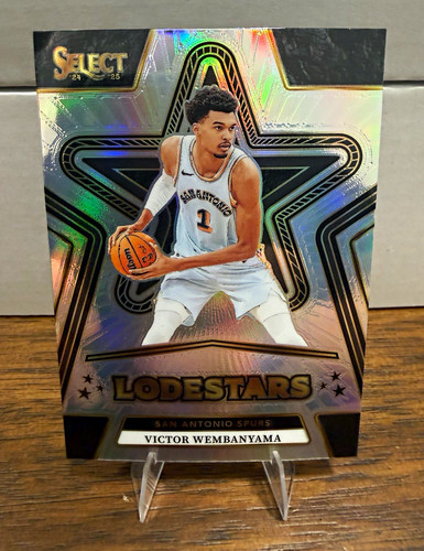 Panini 2024-25 Select Lodestars Victor Wembanyama #5 Silver Prizm Spurs