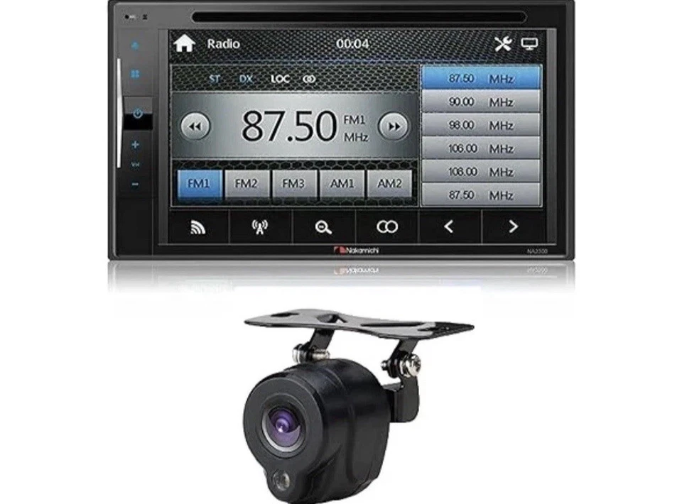 Nakamichi 2-DIN 6.2” Capacitive Screen with DVD Player (NA3020) & Backup Camera - Image 3 of 3