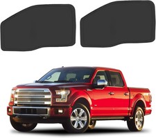 Front Side Window Sun Shade for Silver  Black-Fit 2015-2020 Ford F150