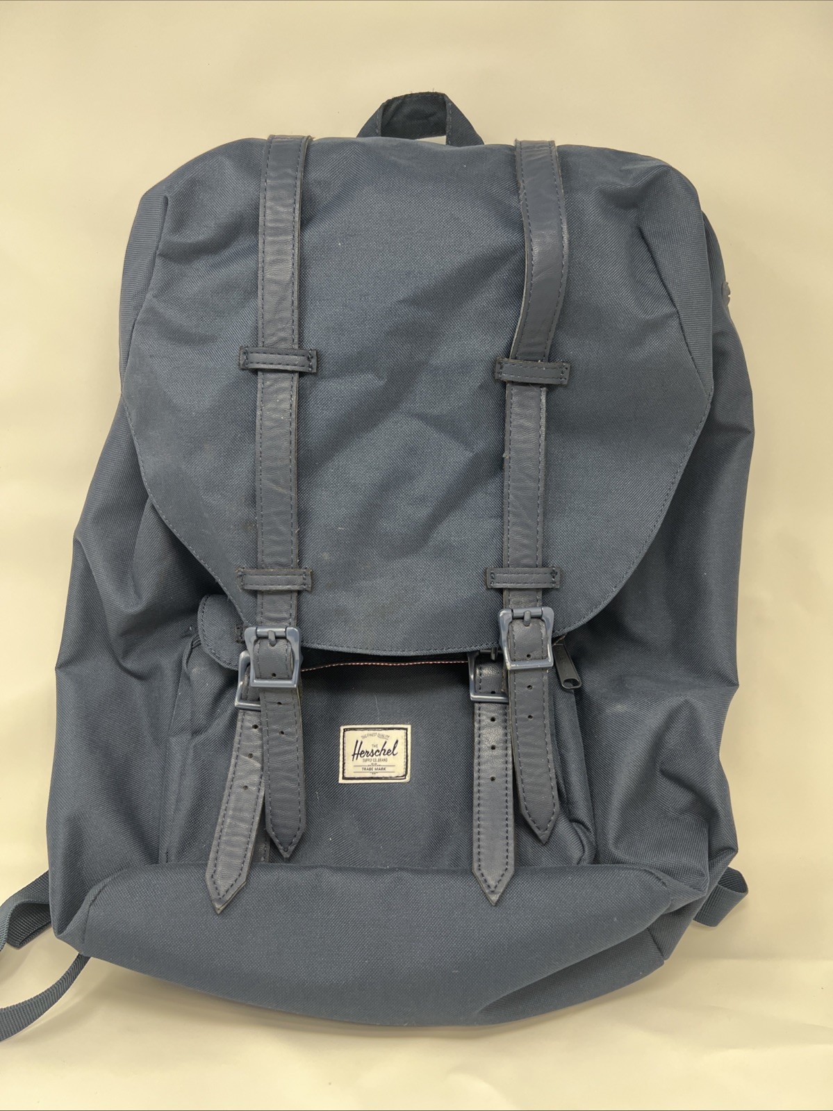 Herschel Little America Backpack Book Bag Padded Laptop Pocket Blue
