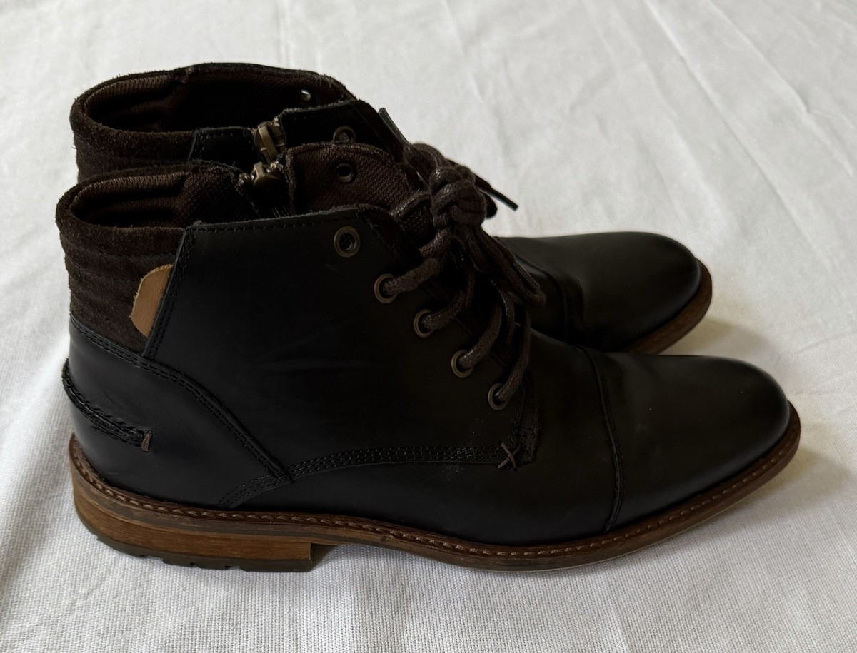 Bullboxer Holten Leather Chukka boots Bull Boxer Mens Holten Black Leather Chukka Boots. Size 12  main image 2